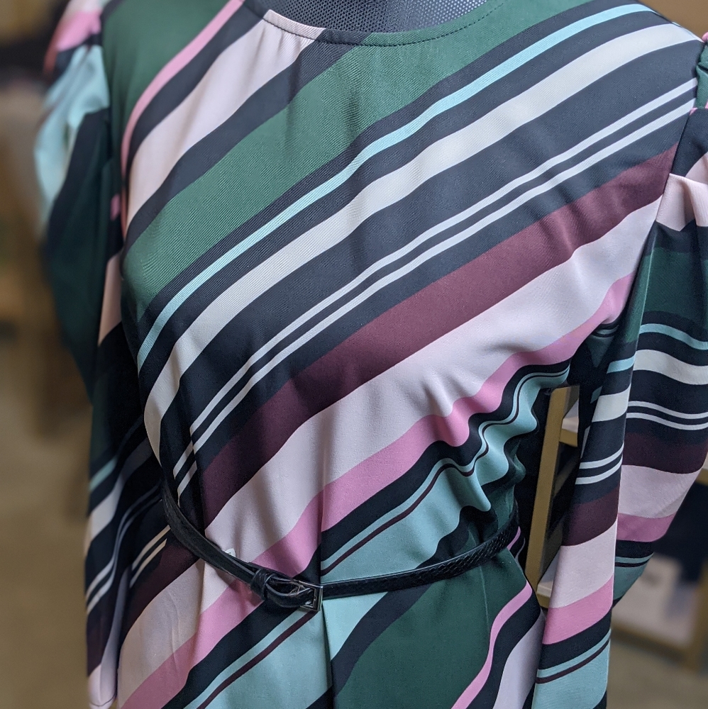 Vince Camuto XL striped blouse